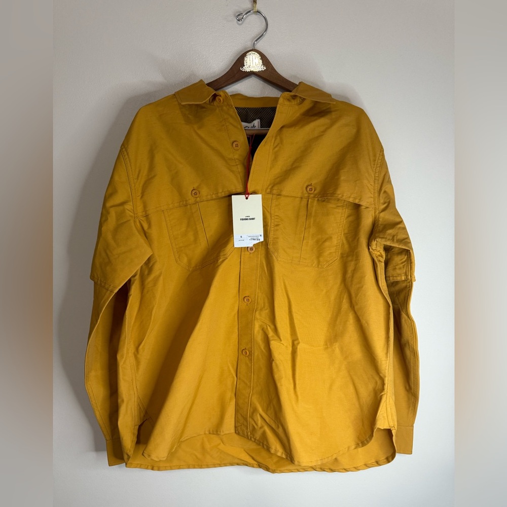 Woolrich for Target NWT Men's Mustard fishing shirt/jacket in size Small